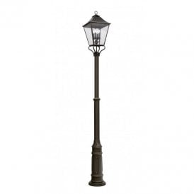Feiss Galena 4 Light Lamp Post In Black Finish