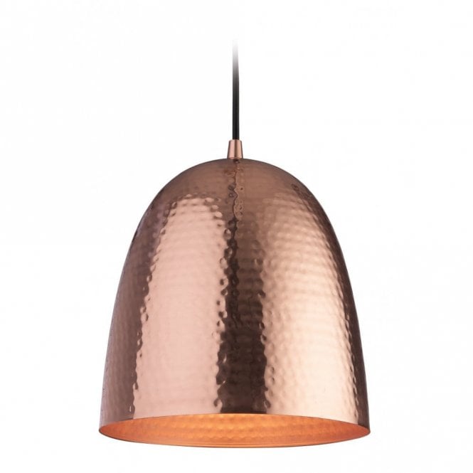 Firstlight 8674CP Assam Single Light Ceiling Pendant in Copper