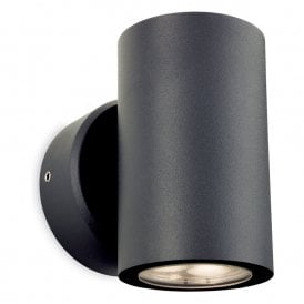 Alaska 2 Light LED Outdoor Wall Fitting with a Graphite Grey Finish