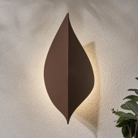 Alani LED Outdoor Flush Light - Rust