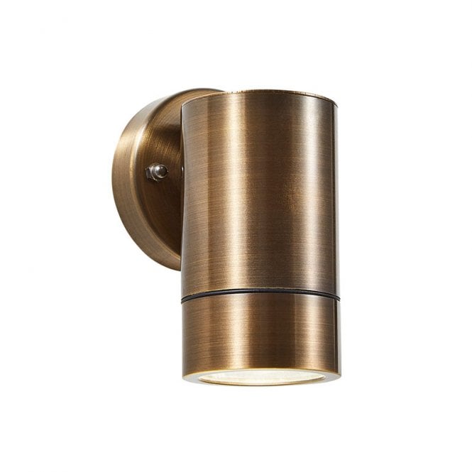 Forum Lighting Brac Single Light Outdoor Up or Down Wall Fitting In Bronze Finish