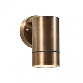 Forum Lighting Brac Single Light Outdoor Up or Down Wall Fitting In Bronze Finish