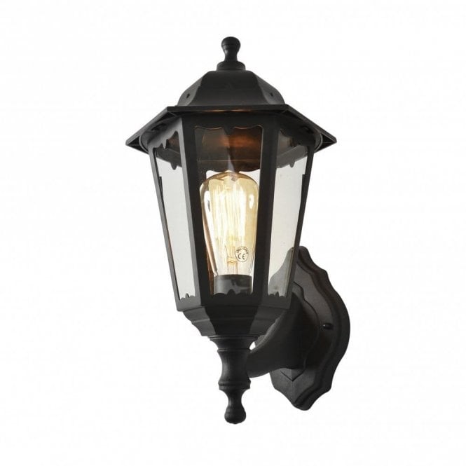 Forum Lighting Coast Collection Bianca Single Light Outdoor Wall Light in Black