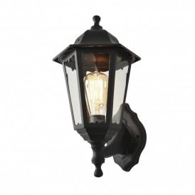 Coast Collection Bianca Single Light Outdoor Wall Light in Black