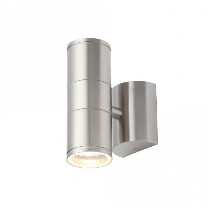 Forum Lighting CZ-29320-SST Coastal Islay 2 Light Outdoor Up & Down Wall Fitting in Stainless Steel Finish