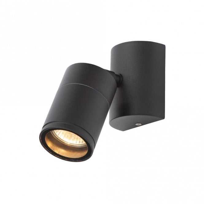 Forum Lighting CZ-29321-BLK Coastal Islay Single Light Outdoor Spotlight Fitting in Black Finish