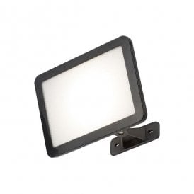 CZ-34402-BLK Whitby 20w LED Outdoor Wall Mounted Slimline Floodlight In Black Finish