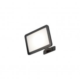 CZ-34402-BLK Whitby 20w LED Outdoor Wall Mounted Slimline Floodlight In Black Finish