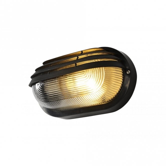 Forum Lighting Forum Coast Collection Puck Oval Bulkhead Light in Black