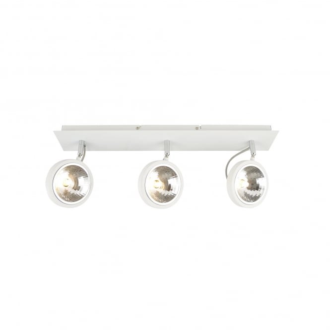 Forum Lighting INL-28208-WHT Rosa 3 Light Ceiling Spot Light Fitting In White Finish