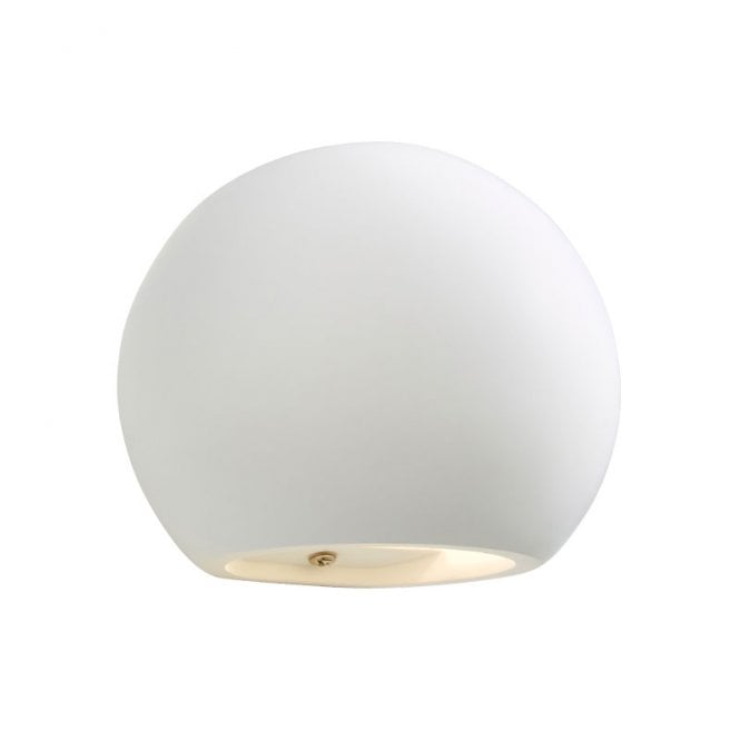 Forum Lighting  Martos Up & Down Plaster Wall Light In Plaster White Finish