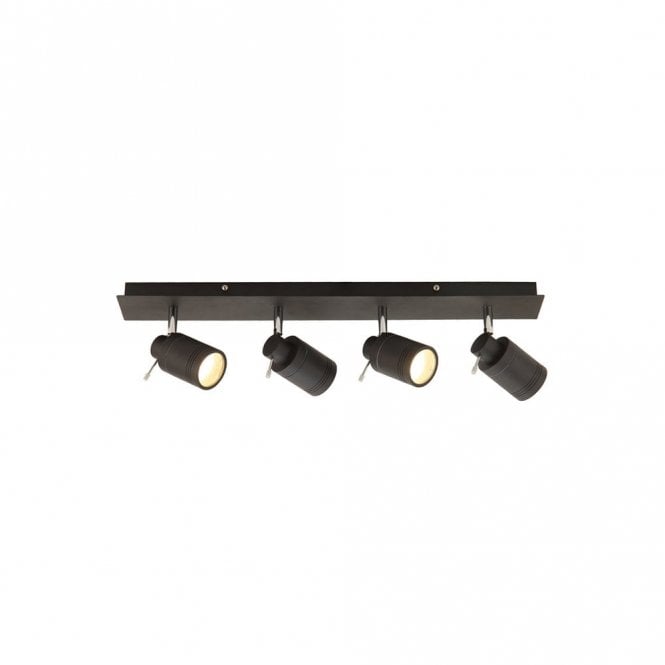 Forum Lighting SPA-22560-MBLK Scorpius 4 Light Bathroom Spotlight Fitting in Matt Black Finish