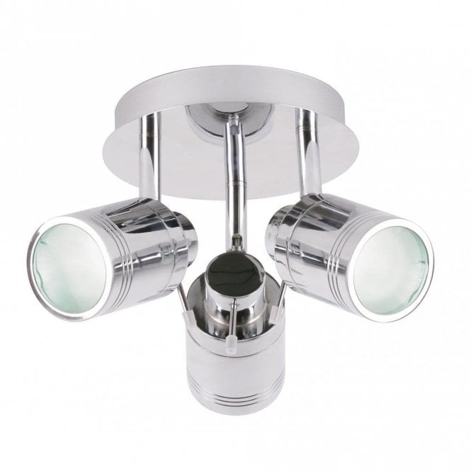 Forum Lighting SPA-27405 Scorpius 3 Light Polished Chrome Spotlight with Adjustable Heads