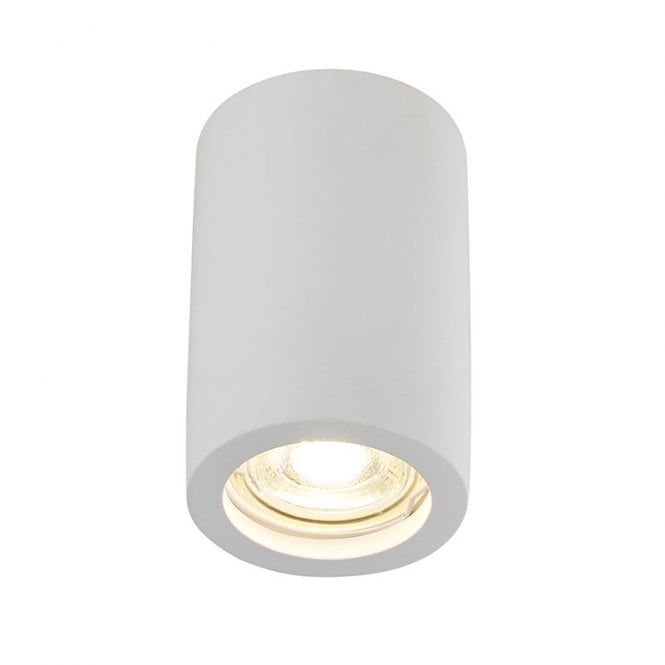 Forum Lighting Ubeda Single Surface Mounted Ceiling Downlight In White Finish