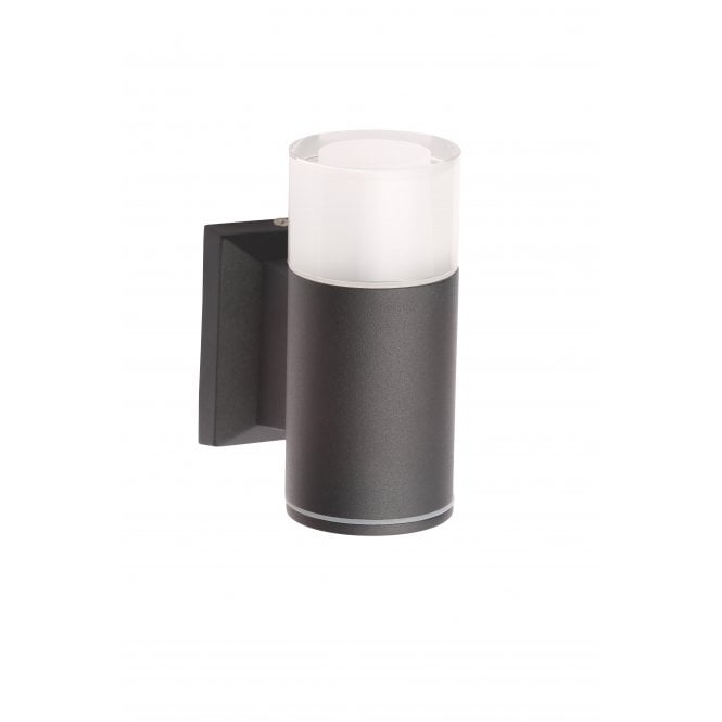 Forum Lighting ZN-31766-BLK Ashby Single Light Colour Changing LED Outdoor Wall Fitting In Black Finish