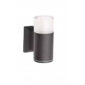 ZN-31766-BLK Ashby Single Light Colour Changing LED Outdoor Wall Fitting In Black Finish