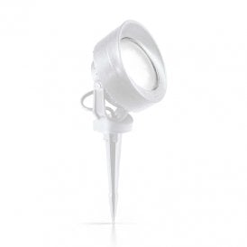 Fumagalli Tommy Single Light Garden Spotlight In White Finish