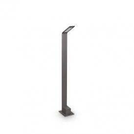 Agos Cool White LED Outdoor Post Light In Anthracite Finish