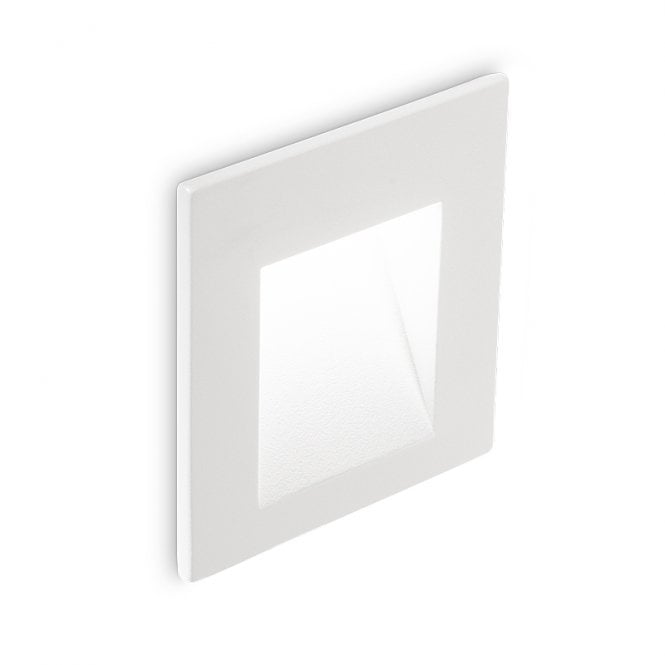 Ideal Lux Bit 3000K LED Recessed Outdoor Wall Light in a White Finish