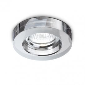 Blues Round Recessed Downlight in Smoky Grey Finish