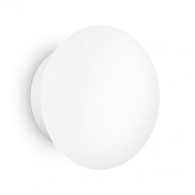 Bubble 2 Light Outdoor Flush Ceiling Fitting in White Finish