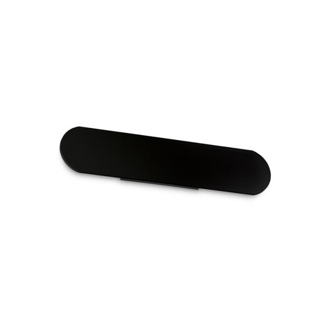 Ideal Lux Echo LED Flush Wall Light In Black Finish