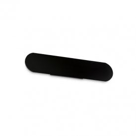 Echo LED Flush Wall Light In Black Finish