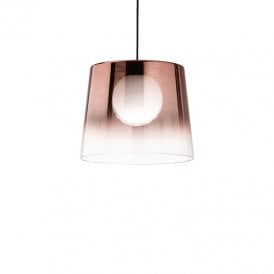 Fade Single Light Ceiling Pendant In Copper Finish