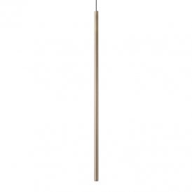 Filo LED Ceiling Pendant Light in Satin Brass Finish