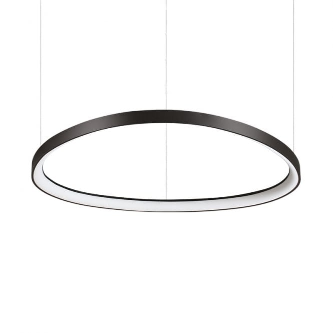 Ideal Lux Gemini LED 3000K Large Ceiling Pendant in Black Finish