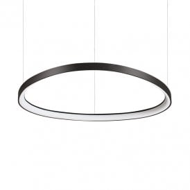 Gemini LED 3000K Large Ceiling Pendant in Black Finish
