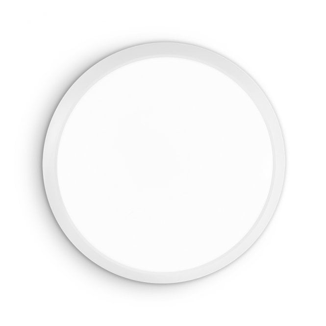 Ideal Lux Gemma Large LED Flush Ceiling Light in a White Finish N26526 ...