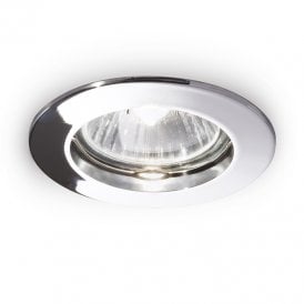 Jazz Single Light Recessed Downlight in Polished Chrome Finish