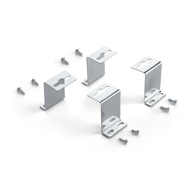 Ideal Lux LED Panel Kit Surface in a Silver Finish