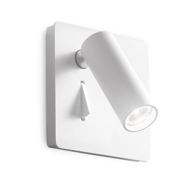 Ideal Lux Lite LED Reading Light in a White Finish