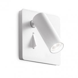 Lite LED Reading Light in a White Finish