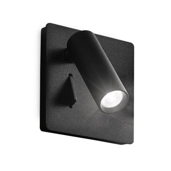 Ideal Lux Lite LED Reading Light in Black Finish