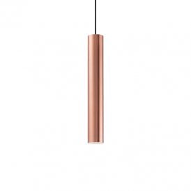 Look Single Light Ceiling Pendant in Copper Finish