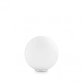 Mapa Single Light Small Table Lamp in White Finish