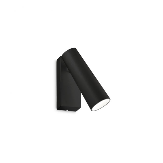 Ideal Lux Pipe LED Reading Light In Black Finish