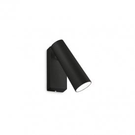 Pipe LED Reading Light In Black Finish