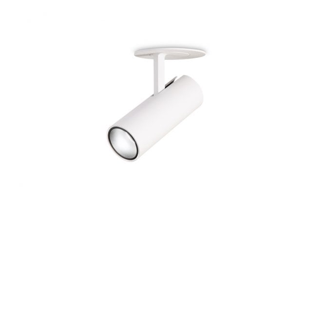 Ideal Lux Play LED Recessed Ceiling Spotlight In White Finish