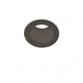 Qwark 8W Warm White LED Recessed Fixed Downlight In Black Finish