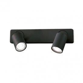 Rudy 2 Light Spotlight Bar in Black Finish