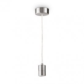 Set Up Single Light Pendant in Satin Nickel Finish