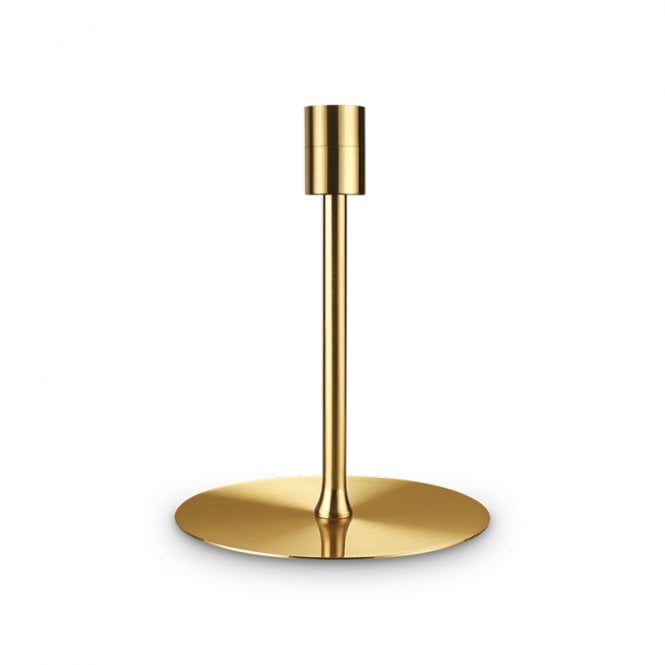 Ideal Lux Set Up Single Light Small Table Lamp in Brushed Brass Finish