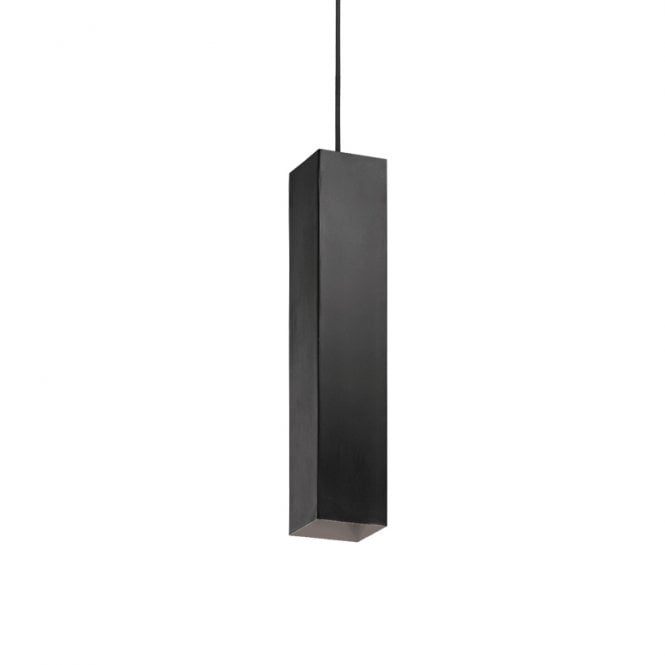 Ideal Lux Sky Single Light Ceiling Pendant in Black Finish