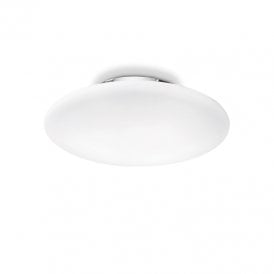 Smarties 2 Light Small Flush Ceiling Light in a White Finish