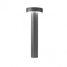 Tesla 4 light Small outdoor post light in anthracite grey finish