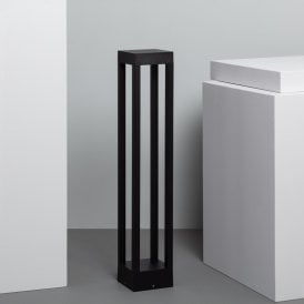 Iluzzia 60cm Irlaya LED Outdoor Bollard Light In Black Finish